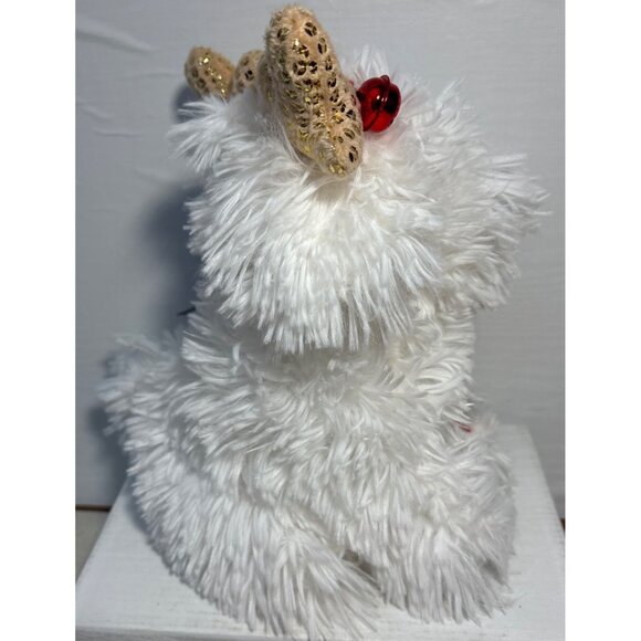 Loblaws Holiday Plush Animated Musical Christmas Dog Antlers Jingle Bells 9" Dan - Picture 7 of 8